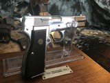 Belgium Browning 100 Year Anniversary Hi-Power Pistol, Nickel, Cased, Gorgeous, Trades Welcome - 11 of 22