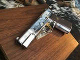 Belgium Browning 100 Year Anniversary Hi-Power Pistol, Nickel, Cased, Gorgeous, Trades Welcome - 2 of 22