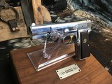 Belgium Browning 100 Year Anniversary Hi-Power Pistol, Nickel, Cased, Gorgeous, Trades Welcome - 13 of 22