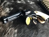 1989 Colt SAA, 44-40, 4 3/4 inch,Royal Blue, Factory Ivory Grips W/Colt Letter, Custom Shop Beauty, Boxed, Trades Welcome! - 13 of 25