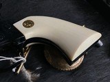 1989 Colt SAA, 44-40, 4 3/4 inch,Royal Blue, Factory Ivory Grips W/Colt Letter, Custom Shop Beauty, Boxed, Trades Welcome! - 12 of 25