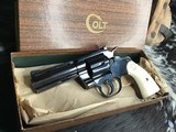 1961 Colt Python First Year 4 inch, Ivory & Wood Grips, Boxed, Trades Welcome - 1 of 25