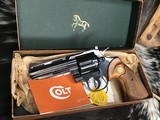 1961 Colt Python First Year 4 inch, Ivory & Wood Grips, Boxed, Trades Welcome - 2 of 25