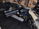 1961 Colt Python First Year 4 inch, Ivory & Wood Grips, Boxed, Trades Welcome - 12 of 25