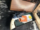 1961 Colt Python First Year 4 inch, Ivory & Wood Grips, Boxed, Trades Welcome - 9 of 25