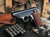 1971 Walther Interarms PPK/S with Holster, .380 acp. Clean, Made in West Germany, Trades Welcome! - 1 of 12