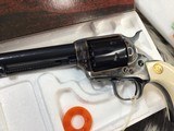 1993 Colt SAA
Third Gen, .357 Mag, 7.5 inch, Ivory Grips, Boxed, Gorgeous Unfired Condition, Trades Welcome! - 7 of 22
