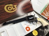 1993 Colt SAA
Third Gen, .357 Mag, 7.5 inch, Ivory Grips, Boxed, Gorgeous Unfired Condition, Trades Welcome! - 1 of 22