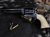 1987 Colt Custom Shop SAA, 4 3/4 inch, .45 Colt, preban Elephant Ivory Grips, Unfired, Gorgeous, Trades Welcome! - 17 of 25