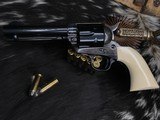 1987 Colt Custom Shop SAA, 4 3/4 inch, .45 Colt, preban Elephant Ivory Grips, Unfired, Gorgeous, Trades Welcome! - 22 of 25