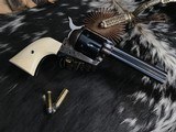 1987 Colt Custom Shop SAA, 4 3/4 inch, .45 Colt, preban Elephant Ivory Grips, Unfired, Gorgeous, Trades Welcome! - 16 of 25