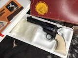 1987 Colt Custom Shop SAA, 4 3/4 inch, .45 Colt, preban Elephant Ivory Grips, Unfired, Gorgeous, Trades Welcome! - 8 of 25