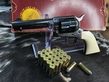 1987 Colt Custom Shop SAA, 4 3/4 inch, .45 Colt, preban Elephant Ivory Grips, Unfired, Gorgeous, Trades Welcome! - 3 of 25