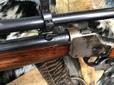1919 Mfg. Winchester Model 1885 High Wall Musket W/ Winchesters Famous A5 Scope, .22 LR. Trades Welcome! - 13 of 21