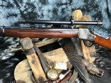 1919 Mfg. Winchester Model 1885 High Wall Musket W/ Winchesters Famous A5 Scope, .22 LR. Trades Welcome! - 10 of 21