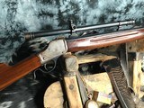 1919 Mfg. Winchester Model 1885 High Wall Musket W/ Winchesters Famous A5 Scope, .22 LR. Trades Welcome! - 5 of 21