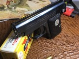 1927 Colt 1908 .25 ACP., Ivory or Wood Grips, Excellent Condition - 20 of 24
