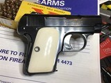 1927 Colt 1908 .25 ACP., Ivory or Wood Grips, Excellent Condition - 12 of 24