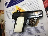 1927 Colt 1908 .25 ACP., Ivory or Wood Grips, Excellent Condition - 1 of 24