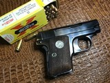 1927 Colt 1908 .25 ACP., Ivory or Wood Grips, Excellent Condition - 15 of 24