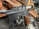 1920 C96 Mauser Red 9 Broomhandle, 9mm, Full Rig, No Import Marking, Trades Welcome! - 19 of 25