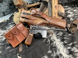 1920 C96 Mauser Red 9 Broomhandle, 9mm, Full Rig, No Import Marking, Trades Welcome! - 1 of 25