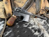 1920 C96 Mauser Red 9 Broomhandle, 9mm, Full Rig, No Import Marking, Trades Welcome! - 24 of 25