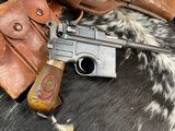 1920 C96 Mauser Red 9 Broomhandle, 9mm, Full Rig, No Import Marking, Trades Welcome! - 4 of 25