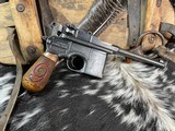 1920 C96 Mauser Red 9 Broomhandle, 9mm, Full Rig, No Import Marking, Trades Welcome! - 20 of 25