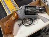 1977 Smith & Wesson model 10-7 Snubby, 100% Hand Engraved, W/ Box, Gorgeous & Unique Carry Revolver , Trades Welcome! - 2 of 24