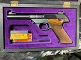 1973 High Standard SHARPSHOOTER Pistol, .22LR, Unfired in Case. Trades Welcome! - 1 of 20