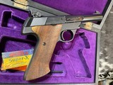 1973 High Standard SHARPSHOOTER Pistol, .22LR, Unfired in Case. Trades Welcome! - 2 of 20