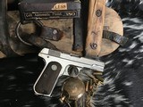 1928 Mfg. 1908 Colt Hammerless, .380 acp., Nickel W/Box, Trades Welcome! - 15 of 23