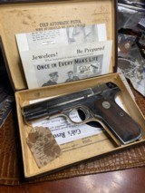 1928 Mfg. 1908 Colt Hammerless, .380 acp., Nickel W/Box, Trades Welcome! - 23 of 23