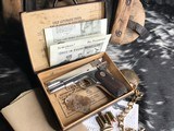 1928 Mfg. 1908 Colt Hammerless, .380 acp., Nickel W/Box, Trades Welcome! - 4 of 23