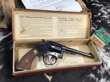 1917 Mfg. Smith & Wesson .32/20 Hand Ejector Model of 1905, Fourth Change. Roy Jinks letter, Pristine Boxed Condition, Trades Welcome! - 1 of 25