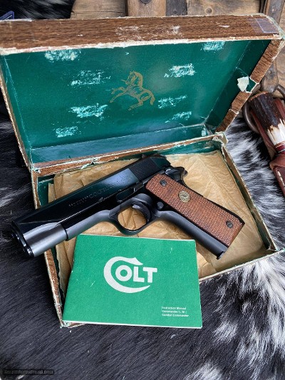 1951 Colt Lightweight Commander, .45 acp, Boxed Beauty. Trades Welcome!