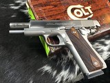 Colt Custom Shop Combat Commander Semi-Automatic Pistol with Box, Electroless Nickel, .45 acp, Trades Welcome - 16 of 17