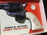 Colt SAA Second Generation in Stagecoach box, .45 Colt, Carved Ivory Grips, Trades Welcome, - 6 of 25