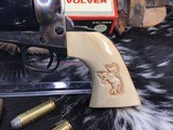 Colt SAA Second Generation in Stagecoach box, .45 Colt, Carved Ivory Grips, Trades Welcome, - 14 of 25
