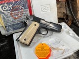 Colt Officers ACP Model, .45 acp, Ivory Grips, Colt Archives Letter, Boxed, Gorgeous, Trades Welcome! - 14 of 25