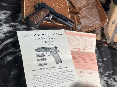1966 Colt Lightweight Commander LNIB W/Paperwork, .45acp. Trades Welcome! - Image 6 of 25