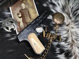 Colt 1903 Hammerless, Engraved W/Ivory Grips, .32 acp, Cased.Trades Welcome - 25 of 25