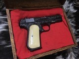 Colt 1903 Hammerless, Engraved W/Ivory Grips, .32 acp, Cased.Trades Welcome - 17 of 25