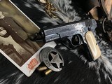 Colt 1903 Hammerless, Engraved W/Ivory Grips, .32 acp, Cased.Trades Welcome - 3 of 25