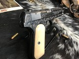 Colt 1903 Hammerless, Engraved W/Ivory Grips, .32 acp, Cased.Trades Welcome - 9 of 25