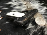 1908 Colt Vest Pocket 25, Engraved W/Ivory Grips, 25acp. - 5 of 15