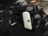 1908 Colt Vest Pocket 25, Engraved W/Ivory Grips, 25acp. - 9 of 15