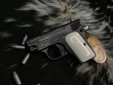 1908 Colt Vest Pocket 25, Engraved W/Ivory Grips, 25acp. - 2 of 15