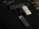 1908 Colt Vest Pocket 25, Engraved W/Ivory Grips, 25acp. - 14 of 15